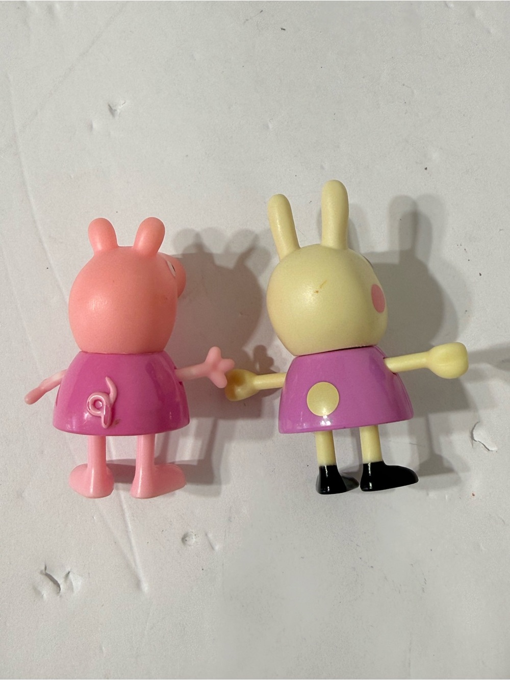 RARE Peppa Pig Miss Rabbit’s Train Red and Blue with Peppa and Rebecca Rabbit - Picture 3 of 9